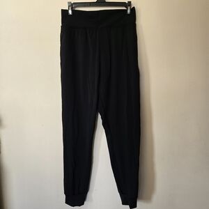 Macade Women's Black High-Rise Golf Jogger Pants Size Small with Elastic Cuff